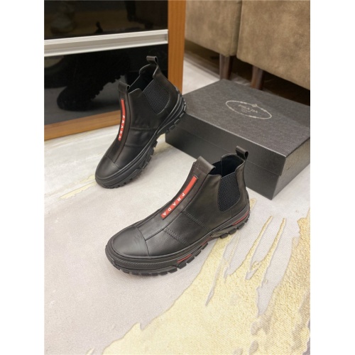 Prada Boots For Men #820672 $80.00 USD, Wholesale Replica Prada Boots