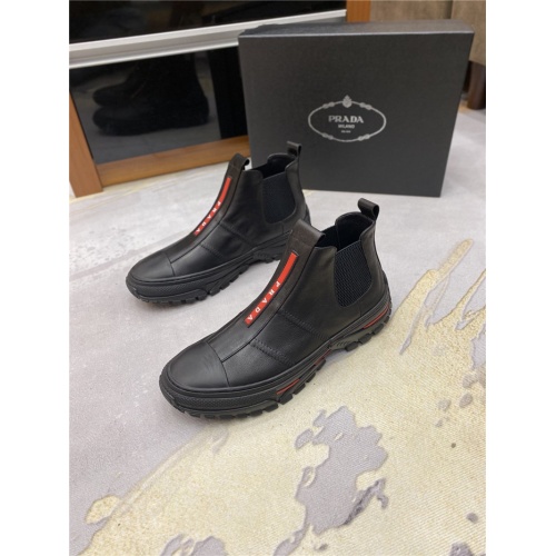 Replica Prada Boots For Men #820672 $80.00 USD for Wholesale