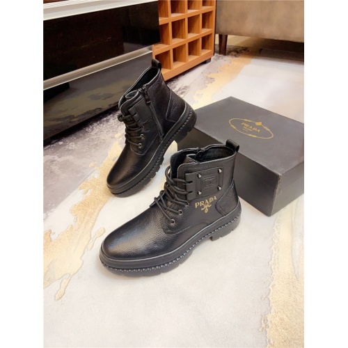 Replica Prada Boots For Men #820673 $82.00 USD for Wholesale