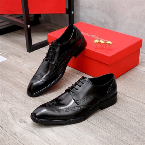 Salvatore Ferragamo Leather Shoes For Men #820695 $80.00 USD, Wholesale Replica Salvatore Ferragamo Leather Shoes