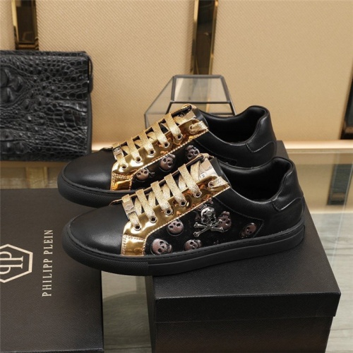 Replica Philipp Plein PP Casual Shoes For Men #820718 $80.00 USD for Wholesale