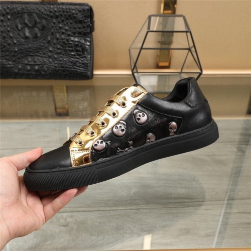 Replica Philipp Plein PP Casual Shoes For Men #820718 $80.00 USD for Wholesale