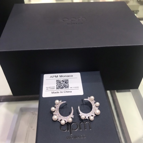 apm Monaco Earrings #820744 $36.00 USD, Wholesale Replica Apm Monaco Earrings