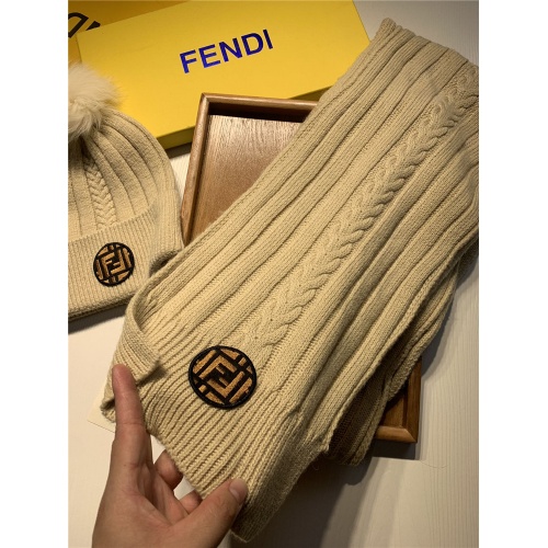 Replica Fendi Scarf & Hat Set #820798 $56.00 USD for Wholesale