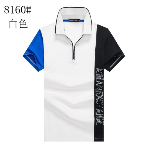 Armani T-Shirts Short Sleeved For Men #820901 $25.00 USD, Wholesale Replica Armani T-Shirts