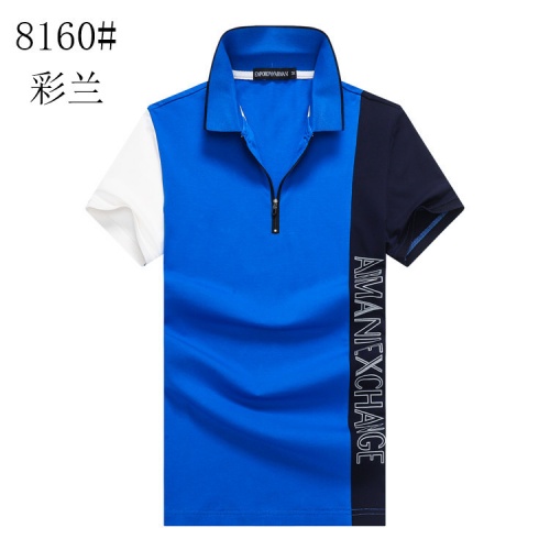 Armani T-Shirts Short Sleeved For Men #820902 $25.00 USD, Wholesale Replica Armani T-Shirts