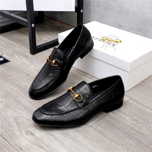 Replica Versace Leather Shoes For Men #820934 $80.00 USD for Wholesale