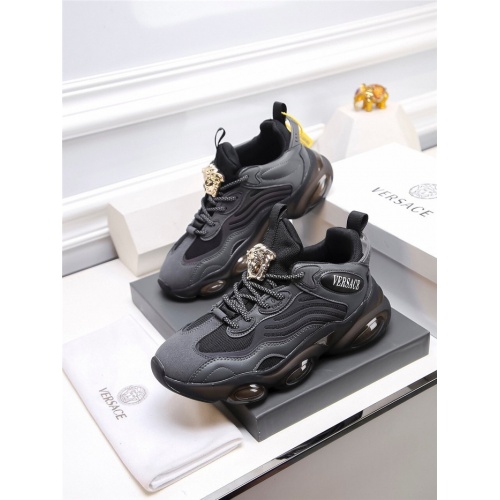 Versace Casual Shoes For Men #820936 $76.00 USD, Wholesale Replica Versace Casual Shoes