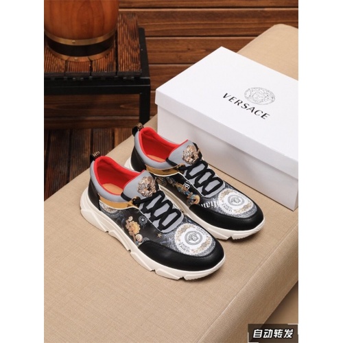 Versace Casual Shoes For Men #821059 $76.00 USD, Wholesale Replica Versace Casual Shoes