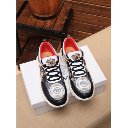 Replica Versace Casual Shoes For Men #821059 $76.00 USD for Wholesale