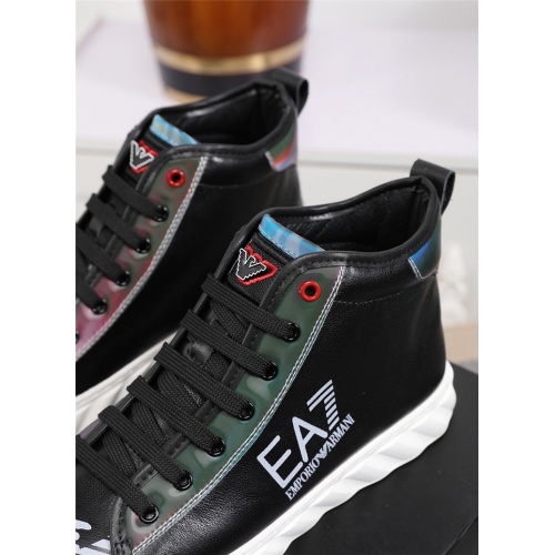 Replica Armani High Tops Shoes For Men #821064 $82.00 USD for Wholesale