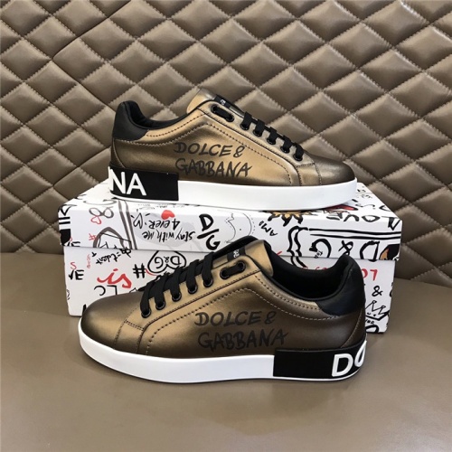 Dolce &amp; Gabbana D&amp;G Casual Shoes For Men #821081 $72.00 USD, Wholesale Replica Dolce &amp; Gabbana D&amp;G Casual Shoes