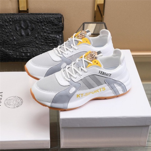 Replica Versace Casual Shoes For Men #821110 $82.00 USD for Wholesale