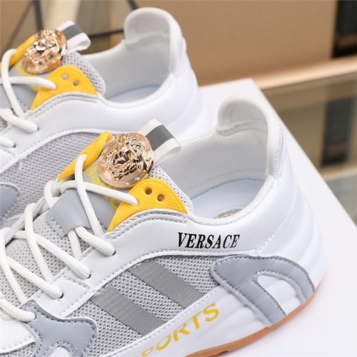 Replica Versace Casual Shoes For Men #821110 $82.00 USD for Wholesale