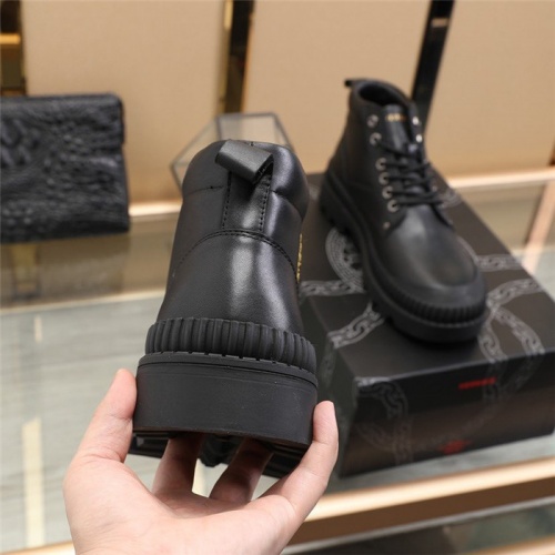 Replica Versace Boots For Men #821112 $98.00 USD for Wholesale