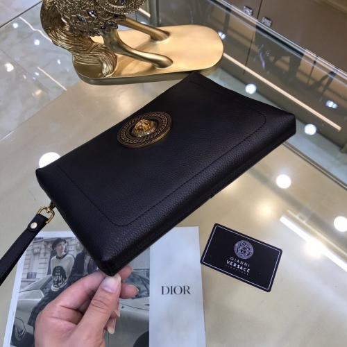 Replica Versace AAA Man Wallets #821307 $76.00 USD for Wholesale