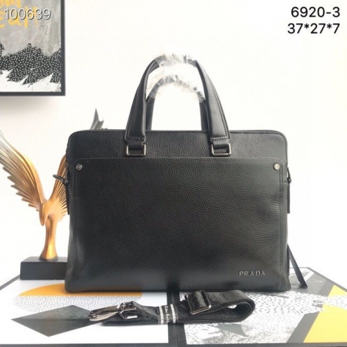 Prada AAA Man Handbags #821324 $89.00 USD, Wholesale Replica Prada AAA Man Handbags