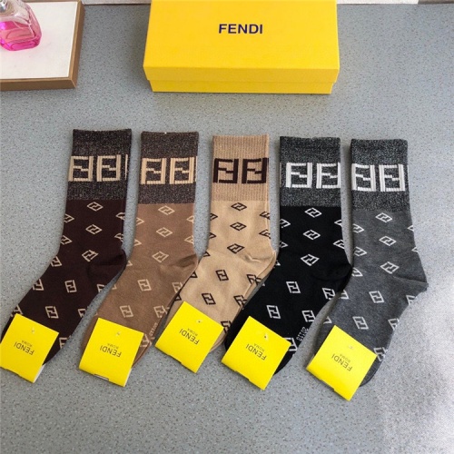 Fendi Socks #821360 $30.00 USD, Wholesale Replica Fendi Socks