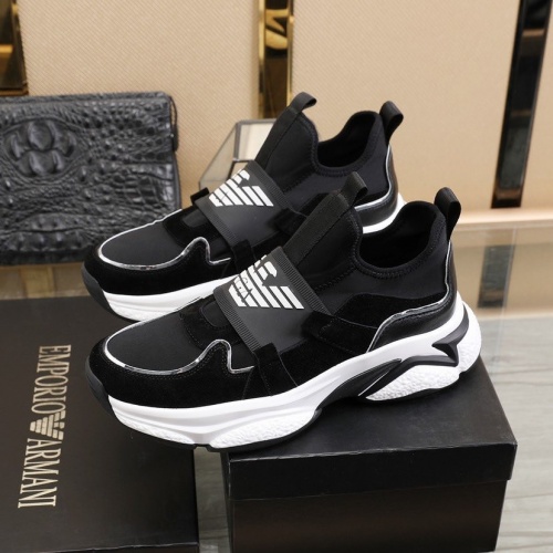 Replica Armani Casual Shoes For Men #821452 $82.00 USD for Wholesale