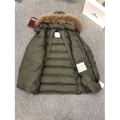 Replica Moncler Down Feather Coat Long Sleeved For Men #821576 $211.00 USD for Wholesale