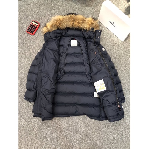 Replica Moncler Down Feather Coat Long Sleeved For Men #821578 $211.00 USD for Wholesale