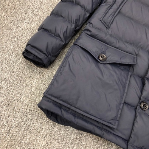 Replica Moncler Down Feather Coat Long Sleeved For Men #821578 $211.00 USD for Wholesale