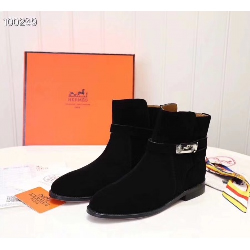 Hermes Boots For Women #821595 $98.00 USD, Wholesale Replica Hermes Boots