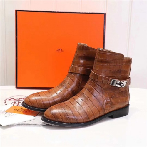 Hermes Boots For Women #821601 $102.00 USD, Wholesale Replica Hermes Boots