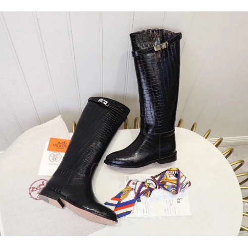 Replica Hermes Boots For Women #821602 $115.00 USD for Wholesale