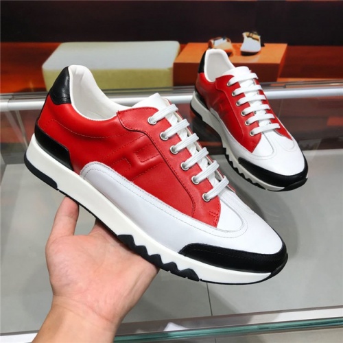 Replica Hermes Casual Shoes For Men #821692 $88.00 USD for Wholesale