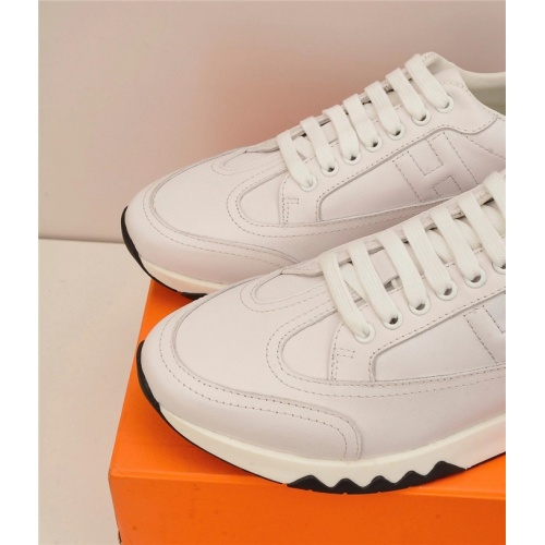 Replica Hermes Casual Shoes For Men #821696 $88.00 USD for Wholesale