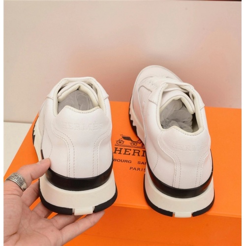 Replica Hermes Casual Shoes For Men #821696 $88.00 USD for Wholesale