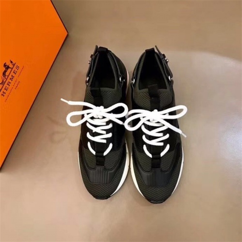 Replica Hermes Casual Shoes For Men #821715 $88.00 USD for Wholesale
