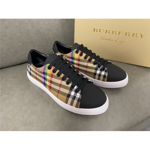 Burberry Casual Shoes For Men #821730 $68.00 USD, Wholesale Replica Burberry Casual Shoes