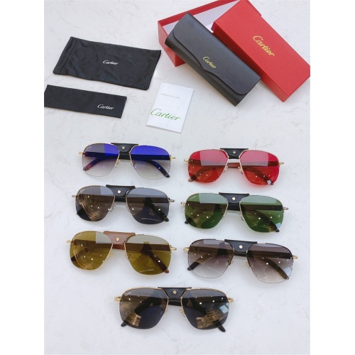 Replica Cartier AAA Quality Sunglasses #821829 $48.00 USD for Wholesale