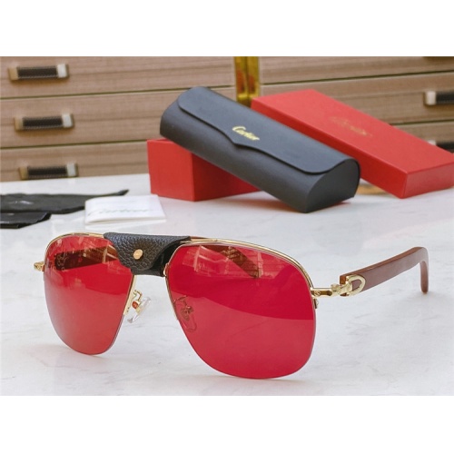 Cartier AAA Quality Sunglasses #821835 $48.00 USD, Wholesale Replica Cartier AAA Quality Sunglassess