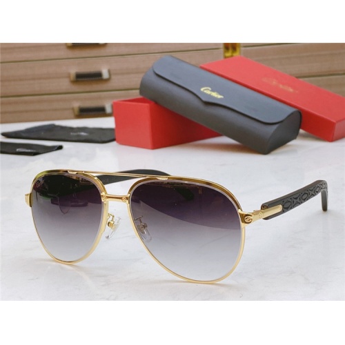 Cartier AAA Quality Sunglasses #821839 $48.00 USD, Wholesale Replica Cartier AAA Quality Sunglassess