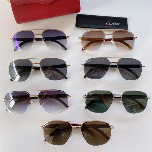 Replica Cartier AAA Quality Sunglasses #821856 $48.00 USD for Wholesale