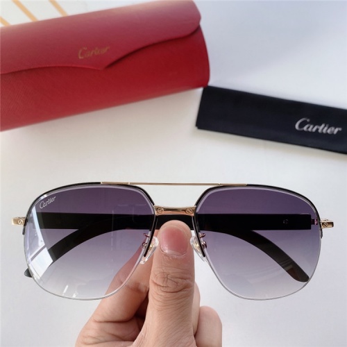 Cartier AAA Quality Sunglasses #821857 $48.00 USD, Wholesale Replica Cartier AAA Quality Sunglassess