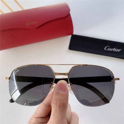 Cartier AAA Quality Sunglasses #821858 $48.00 USD, Wholesale Replica Cartier AAA Quality Sunglassess