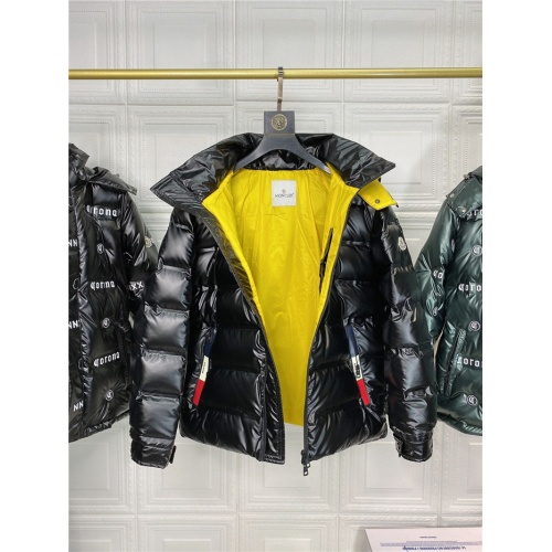 Replica Moncler Down Feather Coat Long Sleeved For Men #822032 $236.00 USD for Wholesale