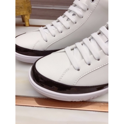 Replica Armani High Tops Shoes For Men #822066 $82.00 USD for Wholesale