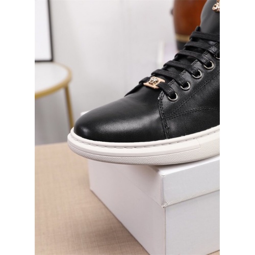 Replica Versace High Tops Shoes For Men #822071 $82.00 USD for Wholesale
