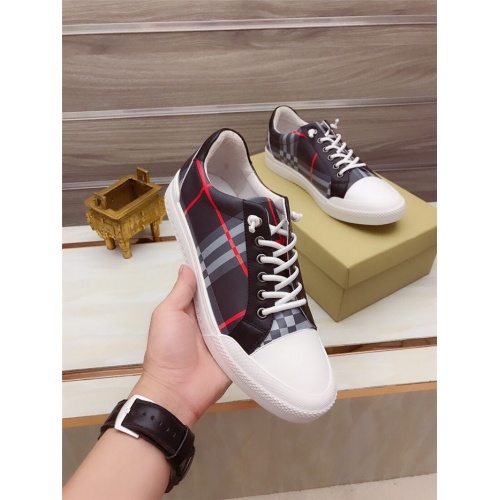Replica Burberry Casual Shoes For Men #822085 $76.00 USD for Wholesale