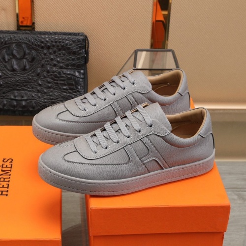 Replica Hermes Casual Shoes For Men #822162 $82.00 USD for Wholesale