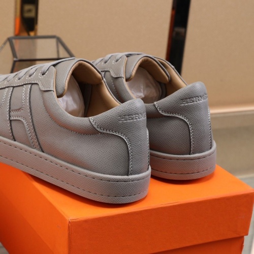 Replica Hermes Casual Shoes For Men #822162 $82.00 USD for Wholesale