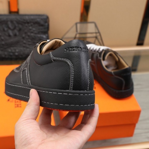 Replica Hermes Casual Shoes For Men #822163 $82.00 USD for Wholesale