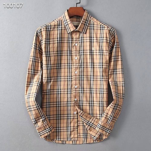 Burberry Shirts Long Sleeved For Men #822441 $42.00 USD, Wholesale Replica Burberry Shirts