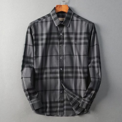 Burberry Shirts Long Sleeved For Men #822452 $42.00 USD, Wholesale Replica Burberry Shirts