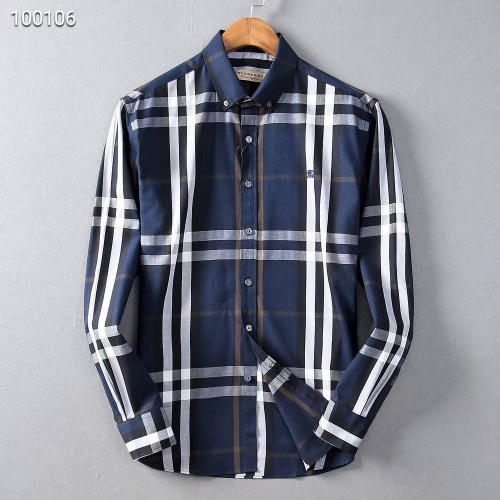 Burberry Shirts Long Sleeved For Men #822453 $42.00 USD, Wholesale Replica Burberry Shirts